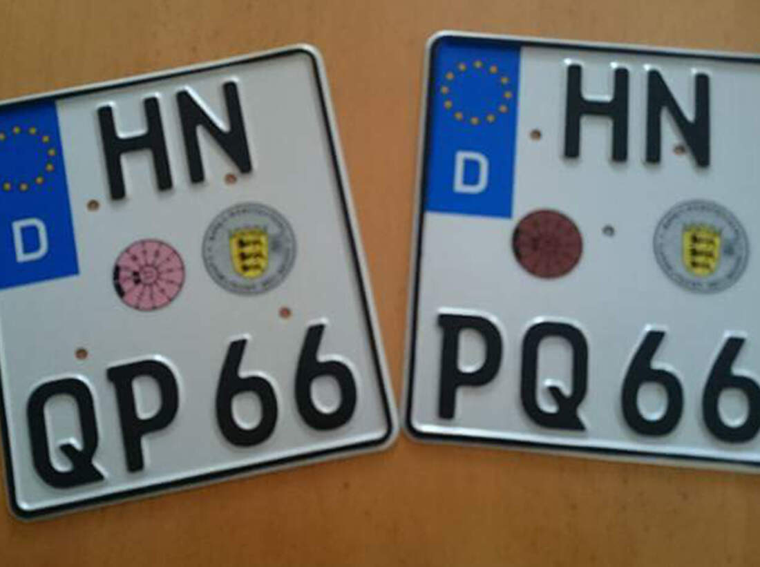 Szene MOTORRADLeser und ihre Wunschkennzeichen