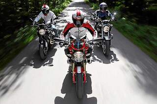Bmw Ducati Und Moto Guzzi Naked Bikes Mit Luftkühlung